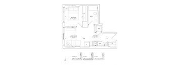 a floor plan of a small house