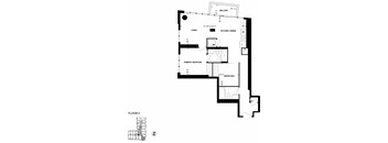 floor plan of the upper level of the house