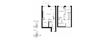 floor plan of the first floor of the house