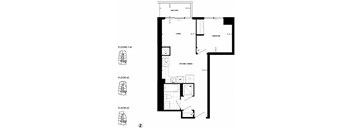 a floor plan of a house with floor plans of different floors