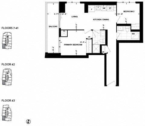the floor plan of the residence