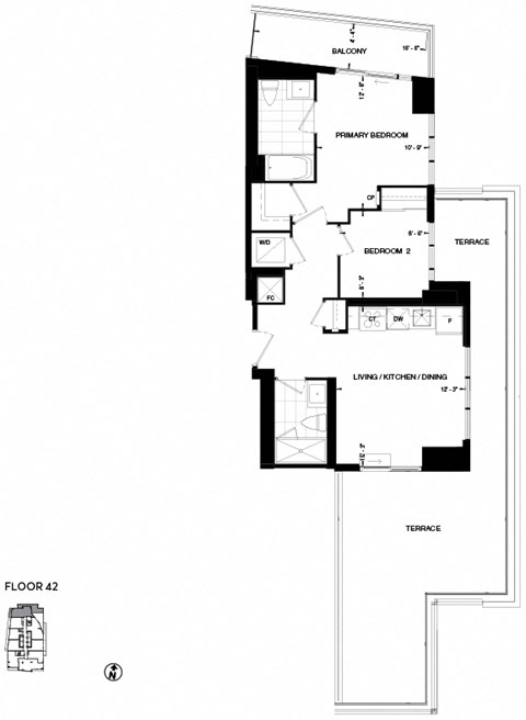 the floor plan of the residence