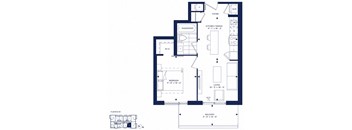 floor plan photo of the berkshire at the shipyard in hoboken, nj