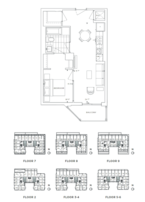410 Dufferin Street Studio-3 Beds Apartment for Rent - Photo Gallery 79