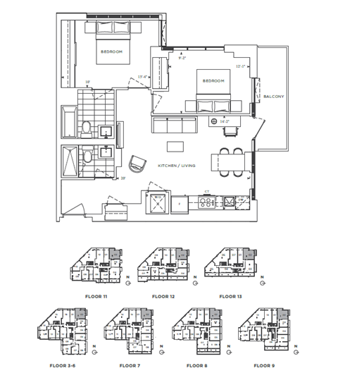 410 Dufferin Street Studio-3 Beds Apartment for Rent - Photo Gallery 69