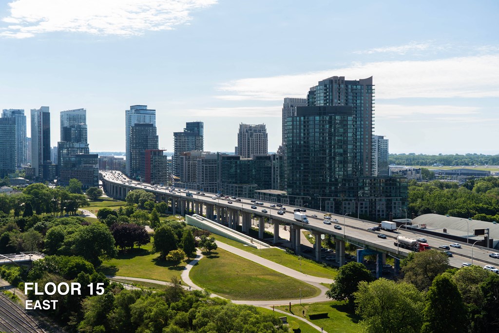 East view from liberty house floor 15