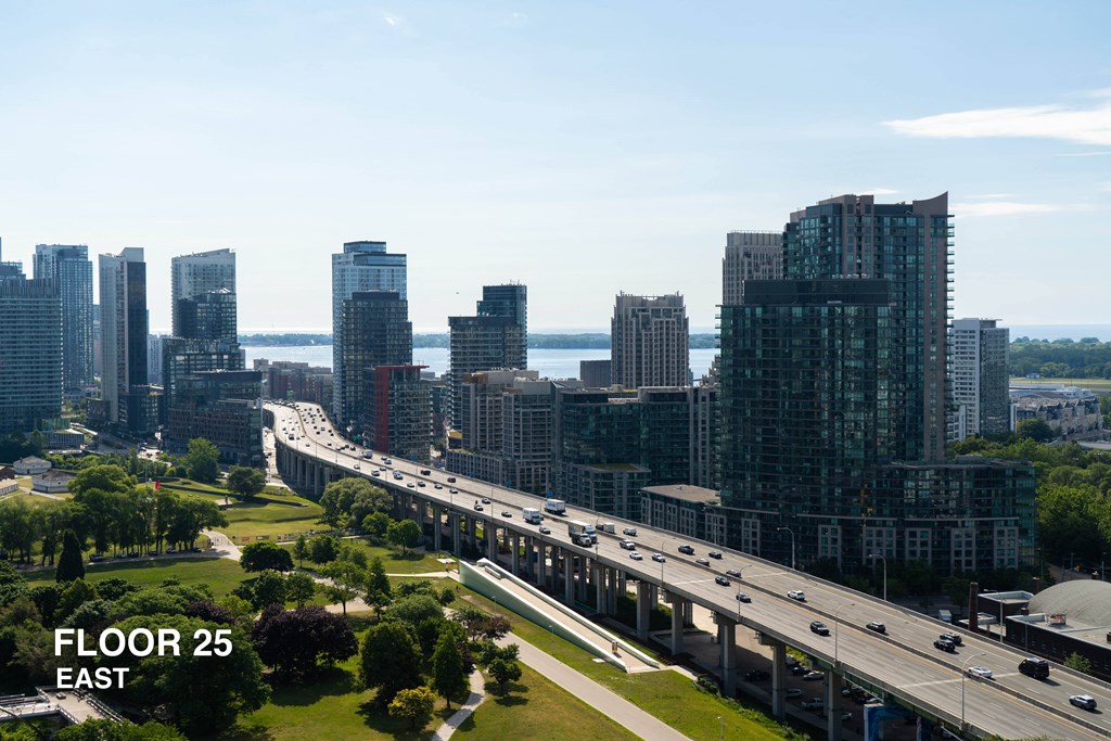 east view of toronto from liberty house 25th floor