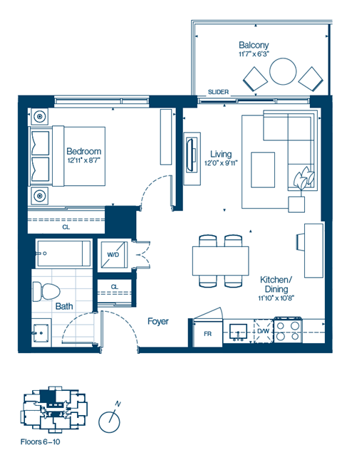 1295 Carling Avenue 1-2 Beds Apartment for Rent - Photo Gallery 21