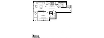 1 Bedroom Floor Plan Liberty Village