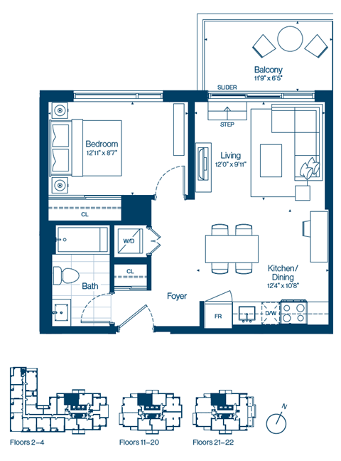 1295 Carling Avenue 1-2 Beds Apartment for Rent - Photo Gallery 17