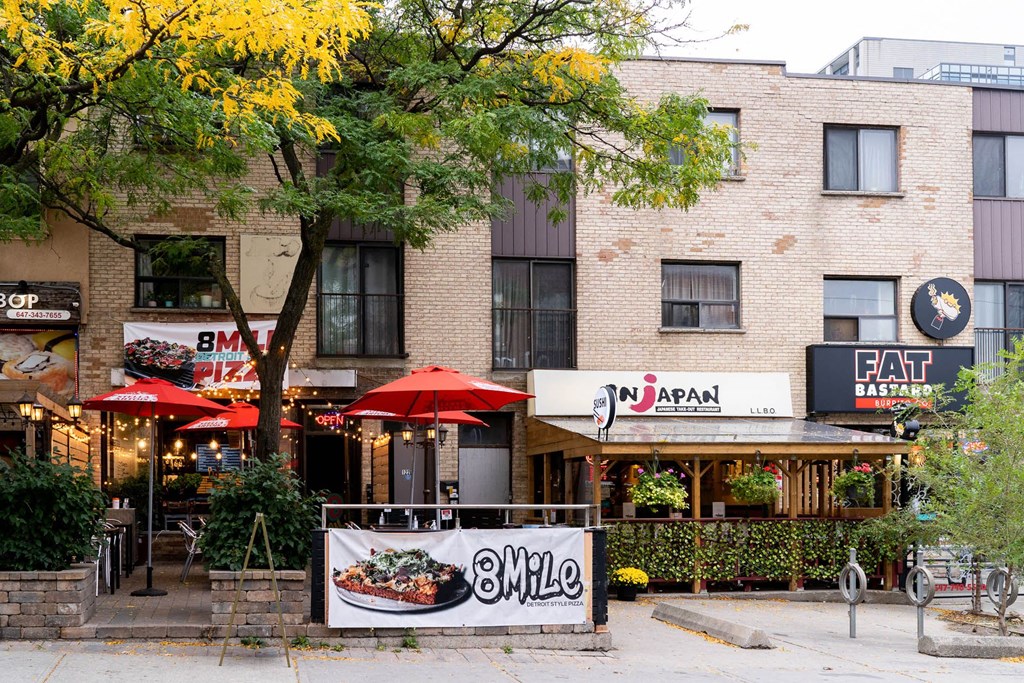 the building in which the hotel is located