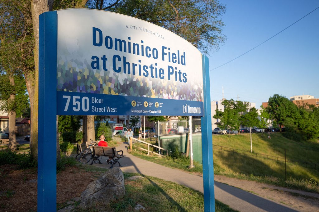 field at christie pits park