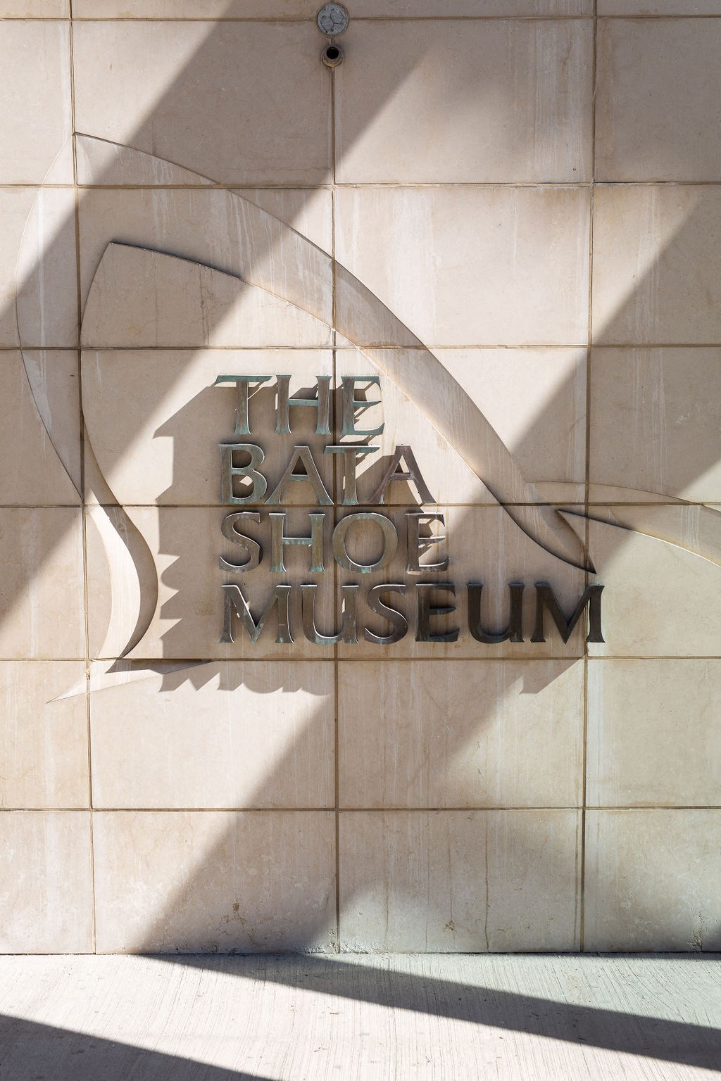 The Bata Shoe Museum Sign