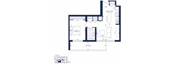 a floor plan of a house