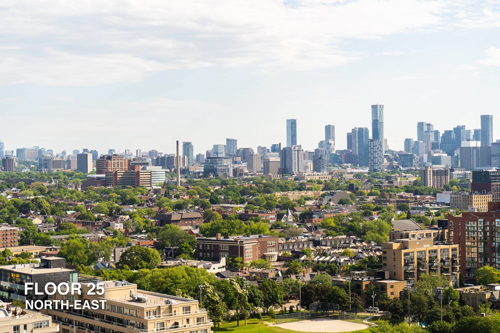 Northeast view of toronto from liberty house