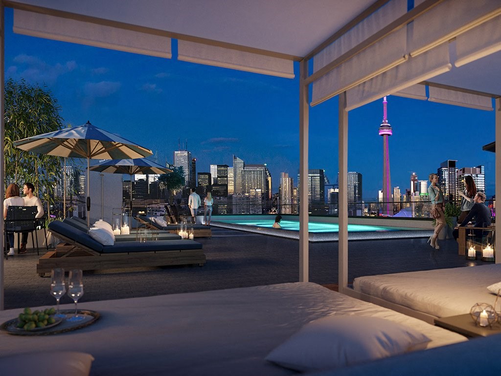 a view of the city and from a hotel