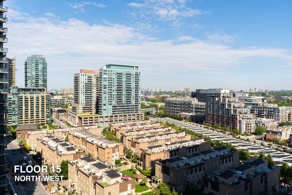 Northwest view from liberty house floor 15
