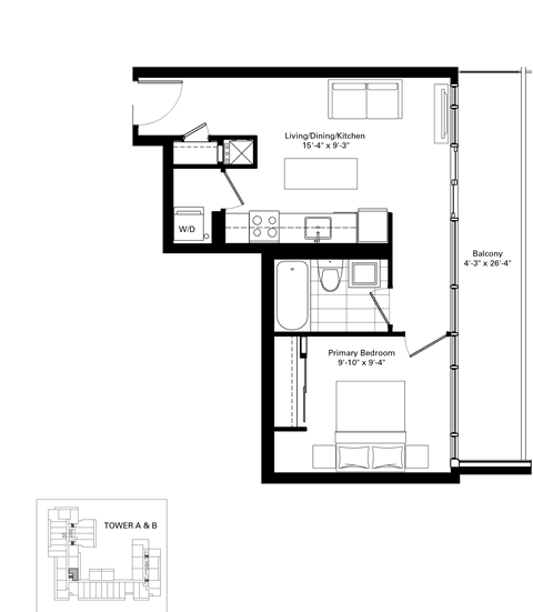 1100 King Street West Studio-3 Beds Apartment for Rent - Photo Gallery 58