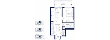a floor plan of a house