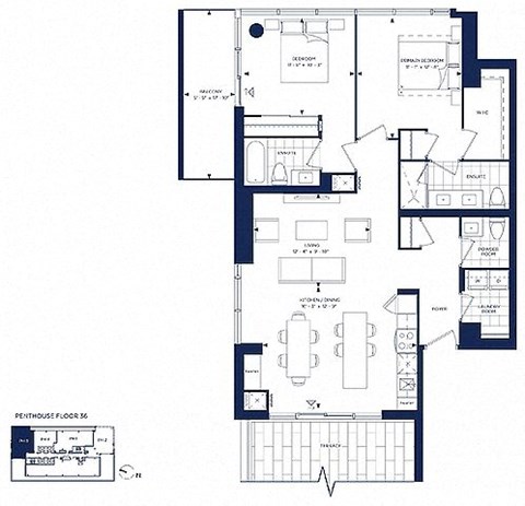 a floor plan of a house