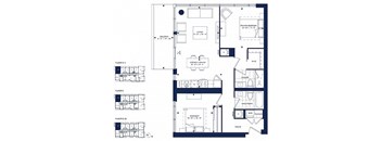 a floor plan of a house