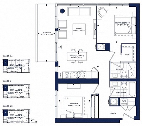 a floor plan of a house