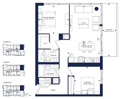 a blueprint of a floor plan of a house
