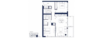 a floor plan of a house