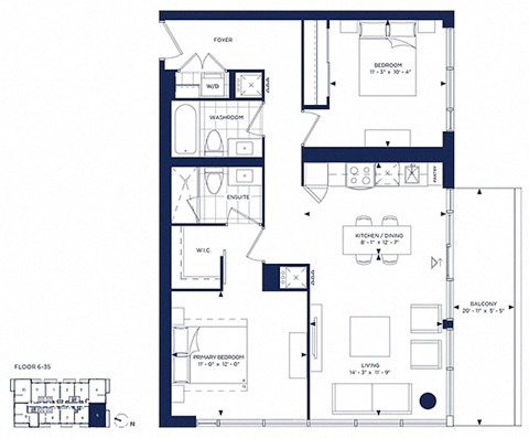 a floor plan of a house