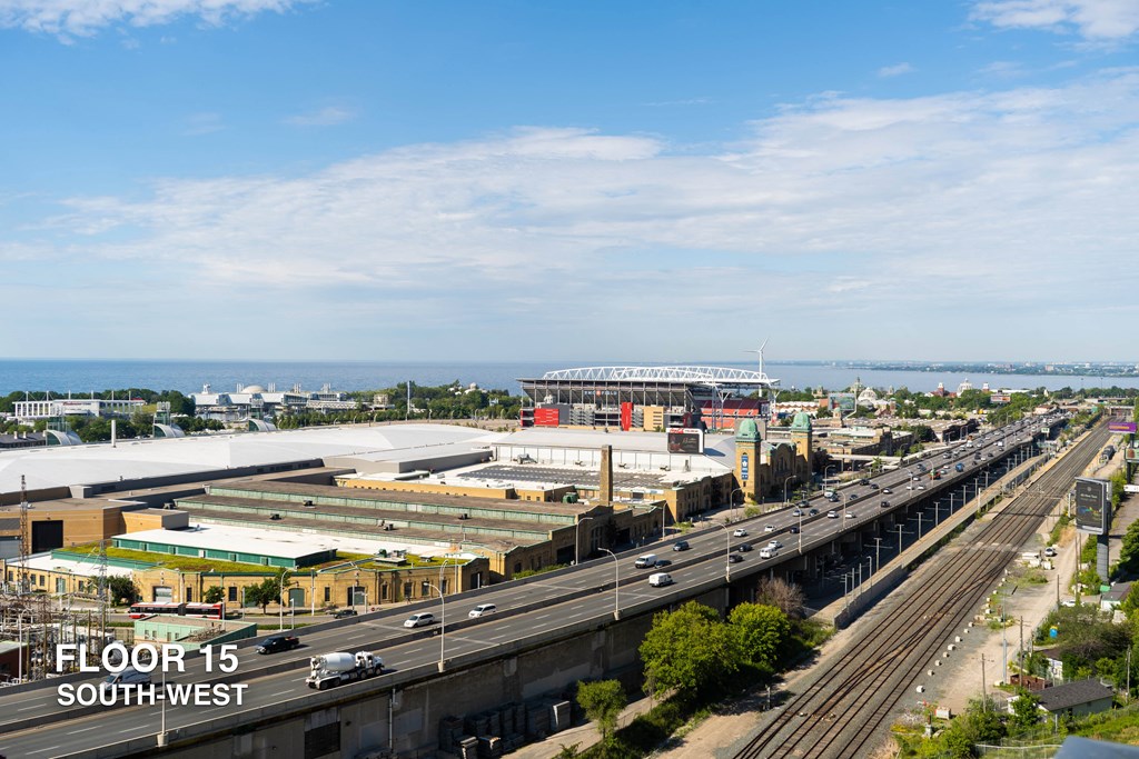 southwest view from liberty house apartments
