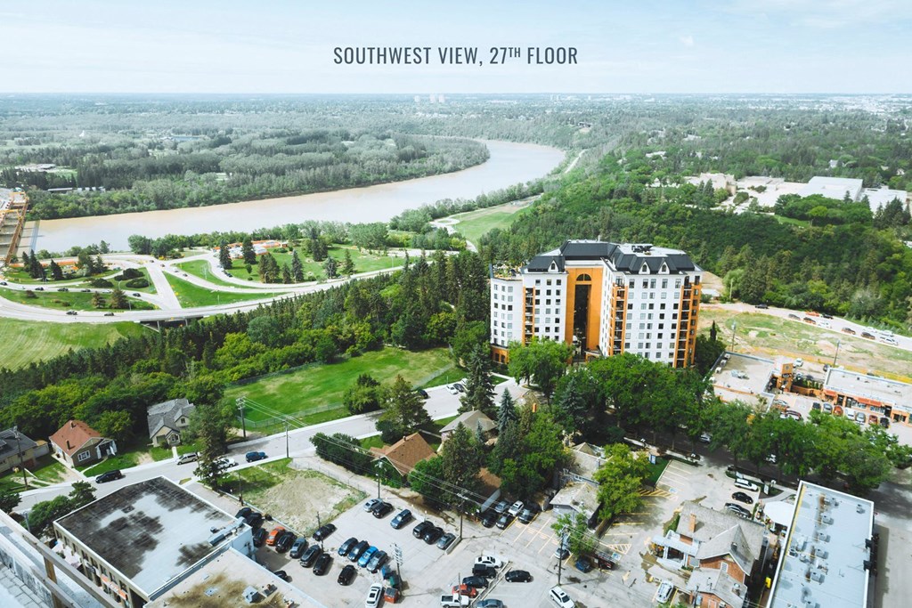 an aerial view of the city of southeast view 27th floor