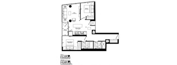 2 bed 2 bath apartment