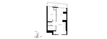 floor plan of the upper level of the house