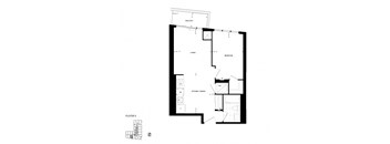 floor plan of the upper level of the house