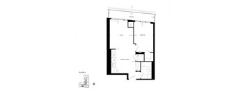 floor plan of the lower level of the home