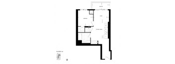 a floor plan of a house with aisles