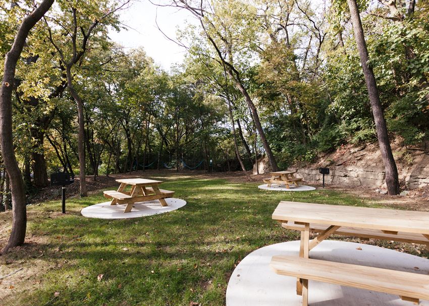 outdoor grilling space