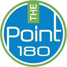 The Point @180 logo