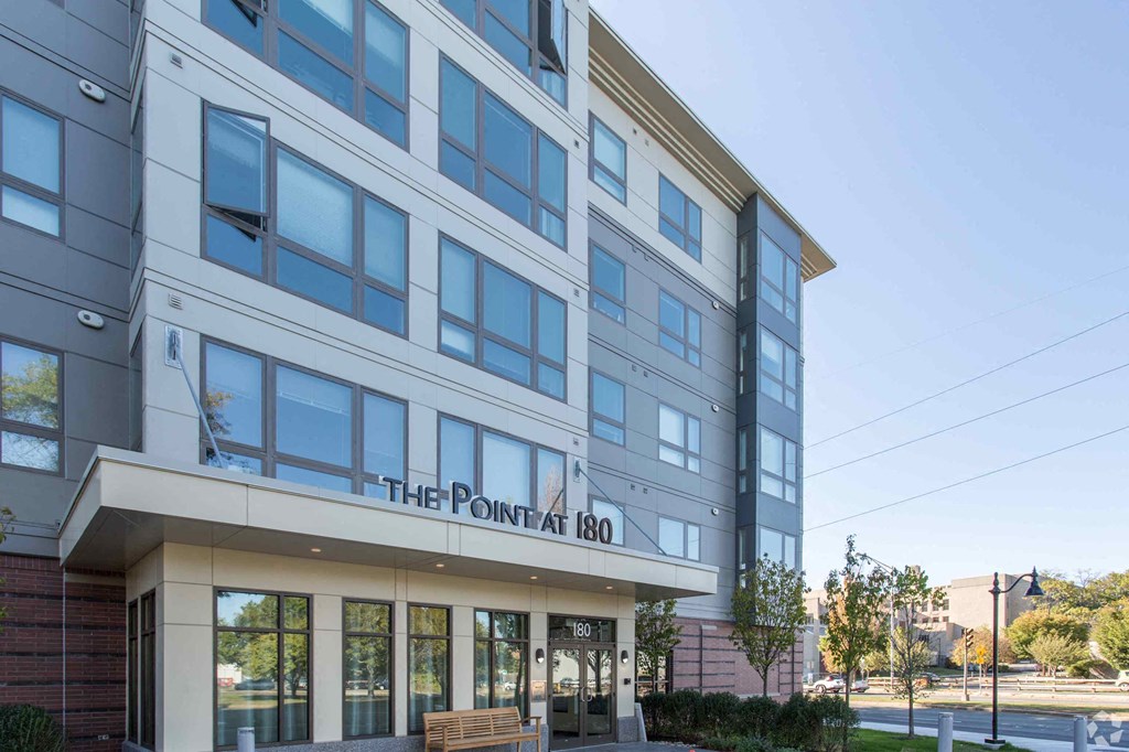 Point at 180 Front of building