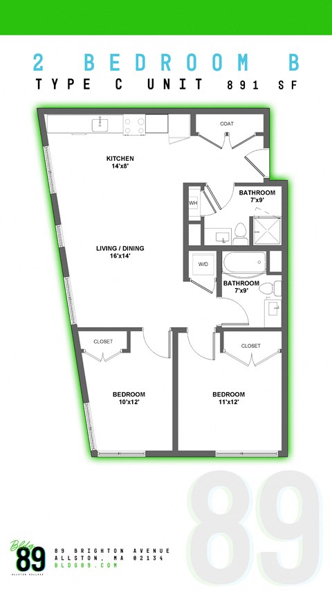 89 Brighton Avenue Studio-2 Beds Apartment for Rent - Photo Gallery 26