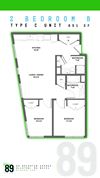 Two Bedroom Two Bath - B