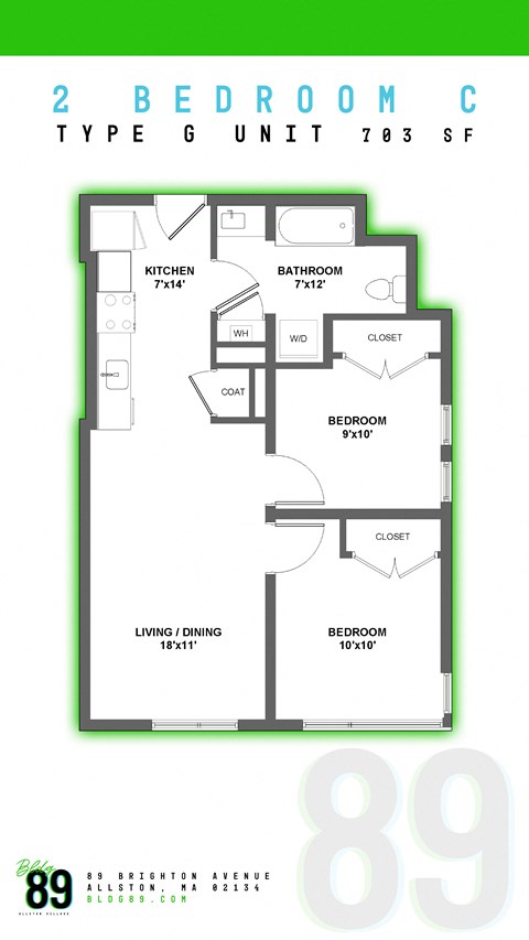 89 Brighton Avenue Studio-2 Beds Apartment for Rent - Photo Gallery 27