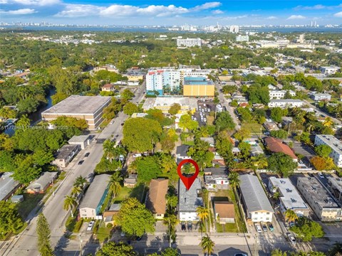 Aerial View of Building