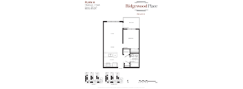 1 Bedroom 1 Bath Plan A