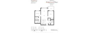 2 Bedroom 2 Bath Plan B-ALT