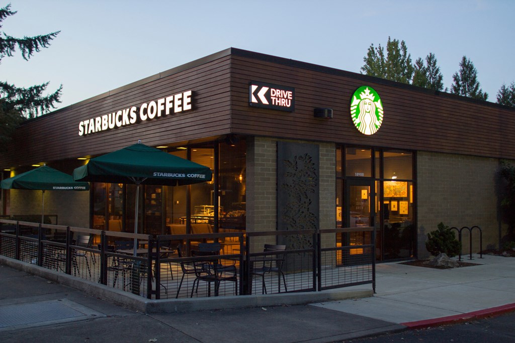Starbucks near Meadowrock Duplexes, California