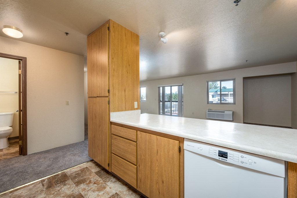 Kitchen Counter at Altamont Apartments, California