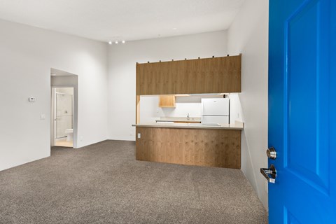 Entry of  Upstairs Unit with Upgraded  Amenities