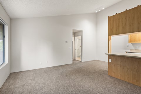 Living Area of Upstairs Unit with Upgraded Amenities