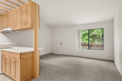 Living Room of  Upstairs Unit with Upgraded  Amenities